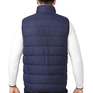 Chaqueta Acolchada Sin Mangas para Hombre de Talla Grande con Logotipo Personalizado de Alta Calidad, Nuevo Diseño de Chaquetas Acolchadas para Hombre en Venta - Product Image 4
