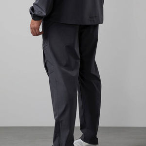 Nouveauté OEM Pantalon design avec logo personnalisé Pantalon à poches multiples 100% Polyester Hip Joggers Pantalon pour homme droit à rayures incurvées - Product Image 6