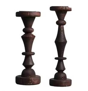 Hot Home Wedding Wood <b>Candle</b> <b>Stick</b> <b>Holder</b> Elegant Lantern <b>Candle</b> Jars for Holiday Decorations for Christmas Valentine's Day - Product Image 1