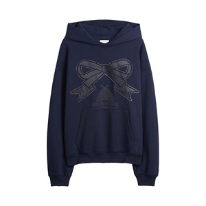 Sudadera con Capucha Corta y Holgada de Algodón 100% Orgánico, Personalizada con Pedrería, Bordado, Bolsillos, Último Modelo - Product Image 4