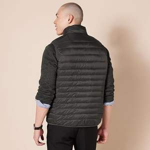 Winter Warm Outdoor Sleeveless Jacket Padded Puffer <b>Vest</b> Thick <b>Fleece</b> <b>Mens</b> Lightweight Water-Resistant Packable Puffer <b>Vest</b> - Product Image 2