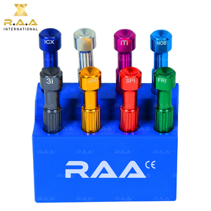 Universal Manual Dental Implant Screwdriver <b>Set</b> Metal Multi Driver <b>Torque</b> Wrench CE Certified Knurled Color Coded for Clinic - Product Image 5