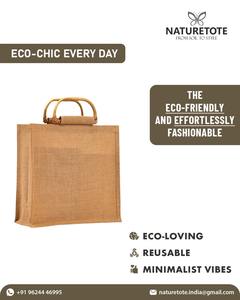 Bolsas de regalo con cordón de yute biodegradables directas de fábrica, artesanía Premium, bolsas de recuerdo para eventos corporativos, proveedor ecológico - Product Image 3