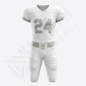 Uniforme de Fútbol Americano Más Vendido, Talla Grande, Última Colección, Impresión Digital, Manga Larga, Ropa Profesional para Equipos, 100% - Product Image 1