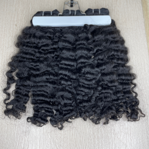 Pelucas delanteras de encaje rizado birmano de alta calidad 100% cabello vietnamita crudo un donante 100% cabello humano oferta de viernes negro - Product Image 2