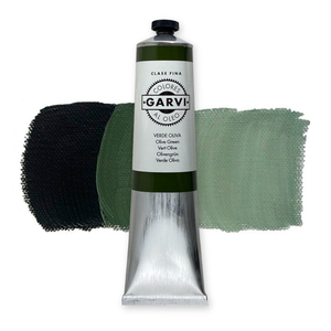 Pintura al Óleo Fina Pigmentada de Alta Calidad GARVI, 200 ml, Verde Oliva, Modelo 0203210, para Arte, Manualidades, Lienzo y Papel - Product Image 1