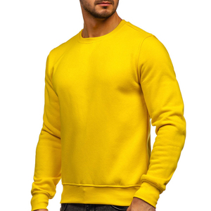 Pull-over décontracté en coton mélangé pour hommes, sweat-shirt à capuche polaire teint uni, confortable, imprimé pour l'hiver, nouveauté - Product Image 2