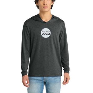 Chemises d'hiver à manches longues SPF Fishing Hooded Thumbhole Shirts brodés Impression numérique Fleece Soft Lightweight Hoodies - Product Image 3