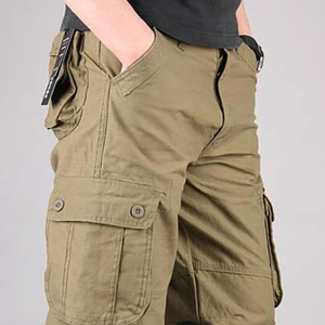 ชุดลําลองพร้อมกระเป๋าหลายใบกางเกง Trail สไตล์ใหม่ของผู้ชายขายส่งกางเกงยุทธวิธี - Product Image 2