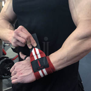 Soporte de muñeca por encargo muñequeras levantamiento de pesas entrenamiento Fitness profesional nuevo diseño - Product Image 5