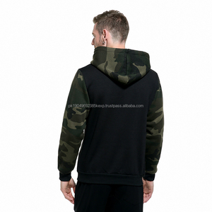 Sweat-shirt à capuche décontracté pour homme, impression de logo personnalisée, sweat-shirt camouflage, sweat-shirt à capuche en molleton, taille plus - Product Image 4