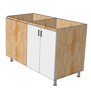 ไม้เนื้อแข็ง 1m2 โมดูลครัวไม้ธรรมชาติ MTBT015-Quality Bp Di - Product Image 2