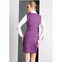 Uniformes d'aviation personnalisés de haute qualité, ensemble veste et jupe pour hôtesse de l'air, polyester/coton, Unleash Industries