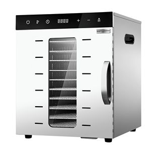 Déshydrateur alimentaire - avec 10 plateaux - Acier inoxydable - Minuteur numérique - 800W - Product Image 3