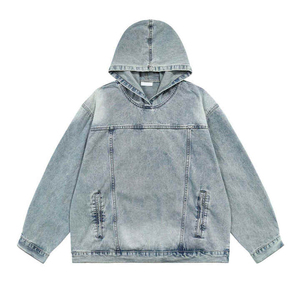 Haute Qualité Sans Chaîne Coton Lourd 400 Gsm Hoodies Personnalisé Polaire Pull Broderie À Capuche Pour Hommes - Product Image 1