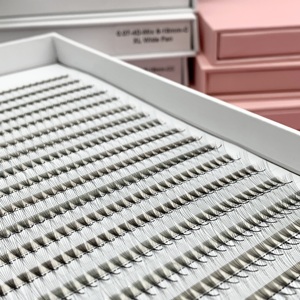 ขนตาปลอม20เส้นแบบดูเป็นธรรมชาติกล่อง8D เส้นใย PBT แบบเกาหลีแบบเต็มความยาวฐานแคบ - Product Image 5