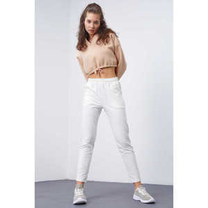 Tommylife Wholesale Black High Waist <b>Jogger</b> Comfortable Fit <b>Slim</b> Leg Women's Sweatpants - 94566 - BLACK - Product Image 1