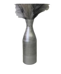 Nuevo florero de aluminio antiguo Mesa decoración del hogar Personalización de Color plateado forma simple única en precio al por mayor - Product Image 1