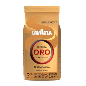 Lavazza Qualita Oro Mezcla de Granos Enteros, Tueste Medio, 2.2 Libras, 100% Arábica, Orígenes de América Central y Altas Montañas Africanas, Frutal - Product Image 5