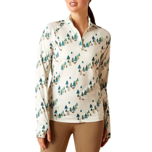 Nouvel arrivage de maillots d'équitation à manches longues pour femmes, hauts personnalisables pour les amateurs d'équitation - Product Image 1