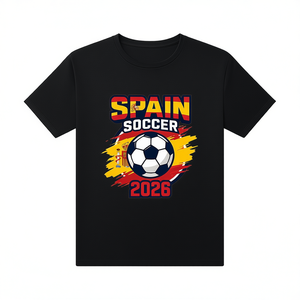 T-shirt Unisex 210GSM 100% Cotone Casual Tinta Unita Oversize Pesante con Stampa Serigrafica a Rilievo - Product Image 2
