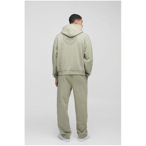 เสื้อฮู้ดสวมหัวโอเวอร์ไซส์สำหรับผู้ชายผ้าคอตตอน100% ขนาดใหญ่พิเศษดีไซน์เปิดไหล่ไซส์ใหญ่3D พิมพ์ลายดิจิตอลสำหรับฤดูหนาว - Product Image 2