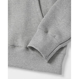 100% pur coton décontracté solide motif fermeture éclair à capuche pour l'automne surdimensionné hommes femmes Double fermeture éclair sweats à capuche - Product Image 6