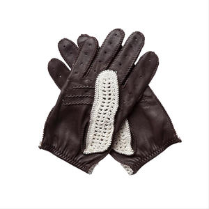 Nouvelle mode de gants de conduite en cuir véritable de qualité supérieure personnalisés doux extérieur prix de gros pour hommes - Product Image 3