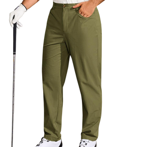 2025 hombres buena calidad poliéster y tela de algodón moda múltiples bolsillos ocultos aspecto clásico Golf pantalón - Product Image 5