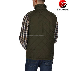 Vestes de qualité supérieure pour hommes à des prix abordables Vêtements décontractés Vestes pour hommes Gillets matelassés avec bouton avant - Product Image 4