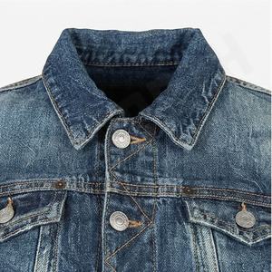 Veste en jean pour femmes, manches courtes, coupe courte, boutonnée sur le devant, couleur personnalisée, style streetwear d'été, mode décontractée moderne, haut - Product Image 4