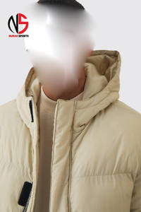 Blouson matelassé long à capuche très demandé, coupe-vent Nurak, en duvet et polyester personnalisé, pour homme, idéal pour l'hiver et les activités de plein air - Product Image 3