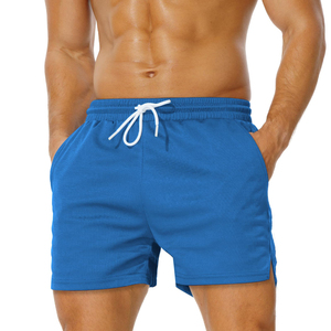 Shorts d'été décontractés et sportifs pour hommes, poids lourd, longueur au genou avec logo personnalisé, haute qualité, vente en gros - Product Image 1