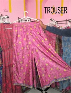 Pantalones estampados de rayón para mujer para primavera y verano, pantalones de Pijama estampados personalizados, cierre de cintura elástica, ropa informal plana para el hogar al aire libre - Product Image 6