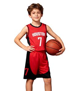 Maillot de basketball personnalisable imprimé pour homme, sans manches, col en V, coupe athlétique, 100 % polyester, anti-humidité, été-printemps - Product Image 1