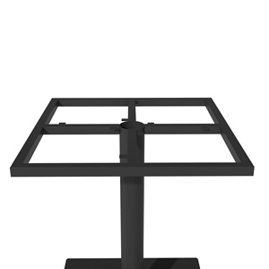 Pieds de table carrés modernes en acier pour bar à domicile et chaises de salle à manger, mobilier de maison et tables de bistrot de restaurant - Product Image 4