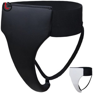Protector Abdominal para hombres, protector de ingle para kick boxing, protector de ingle para boxeo, protectores de cuero genuino ajustables - Product Image 4