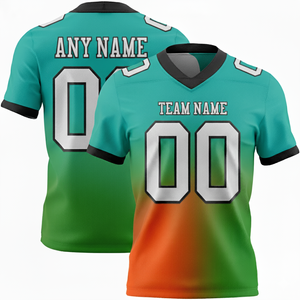 Maillot de football américain personnalisé, respirant, en polyester de haute qualité, uniformes sportifs, fabricant en gros - Product Image 6