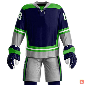 Prix de gros de vêtements d'entraînement, uniforme de hockey sur glace entièrement personnalisé, nouveau design, uniforme de hockey sur glace pour la vente en ligne - Product Image 5