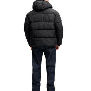 Chaquetas acolchadas impermeables de talla grande para invierno de fabricante de ropa OEM con logotipo personalizado para hombre, ropa informal acolchada - Product Image 2