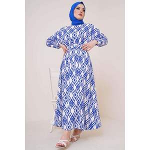 Robe Mevlana avec ceinture froissée en Saxe - Product Image 3