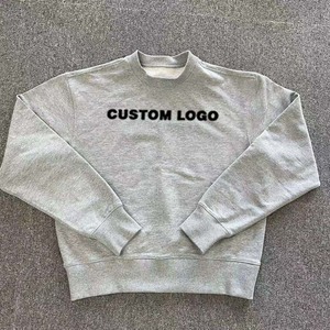 Sudadera de Manga Larga con Bordado, Diseño Casual, Cuello Redondo, Hombros Caídos, Estilo Urbano, Felpa para Hombre - Product Image 3