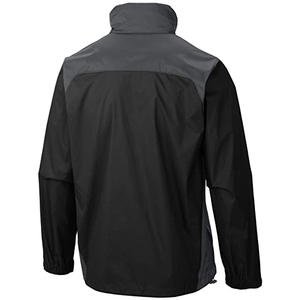 Veste coupe-vent à capuche avec logo personnalisé, tissu imperméable, style printemps, sports de plein air, jogging, course à pied, motif décoré - Product Image 2