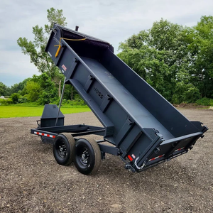 Remorque benne mobile mini de 2 à 5 tonnes avec moteur à engrenages, barre de remorquage de 45 m, garantie de 4 ans, haute productivité et adaptée aux petits véhicules, à vendre - Product Image 6