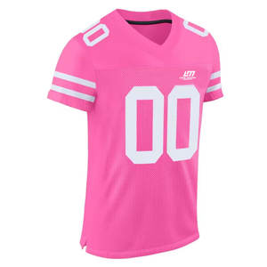 Camiseta de fútbol americano hecha en Pakistán y pantalones cortos sublimados con colores personalizados, camiseta de fútbol americano. - Product Image 2