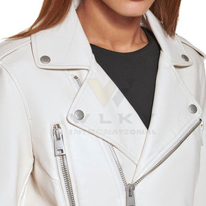 Solid Color Casual Leather Jacket <b>Zipper</b> Leather Jackets For Women Fall Winter Women Leather Jacket - Product Image 4