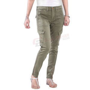 Pantalones vaqueros para mujer Último diseño Moda casual Señoras Pantalones vaqueros transpirables de secado rápido para mujer - Product Image 1