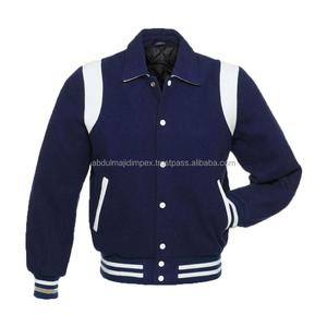 Chaqueta de invierno personalizada para invierno, deportes universitarios al aire libre, chaquetas y abrigo para hombre, chaqueta universitaria de béisbol Bomber Letterman de algodón para hombre, chaqueta de invierno de gran tamaño para hombre - Product Image 2
