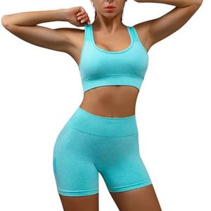 Conjunto de Yoga para mujer, conjunto de 2 piezas de talla grande, conjunto de Yoga de alta elasticidad, conjunto de ropa deportiva, transpirable, de secado rápido - Product Image 1