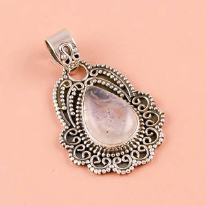 925 argent Sterling naturel cornaline pierre précieuse pendentif Antique bijoux en argent fournisseur direct pour les mariages pendentifs fins breloques - Product Image 6